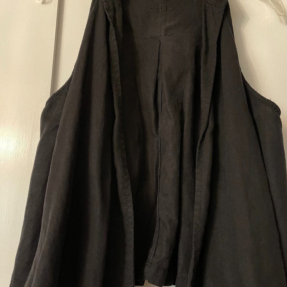 Free People Black Cotton Swing Vest Size Small